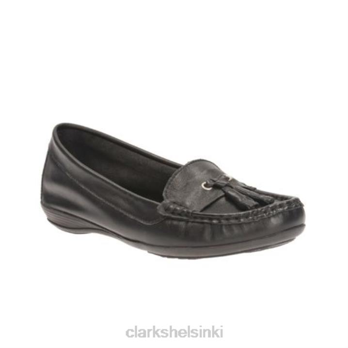 usko clarks mustaa nahkaa Clarks sukupuolineutraali 2DHN4087 musta nahka