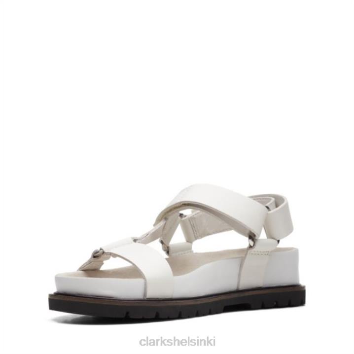 valkoinen nahka clarks orianna urheilullinen valkoinen nahka Clarks sukupuolineutraali 2DHN5240 valkoista nahkaa