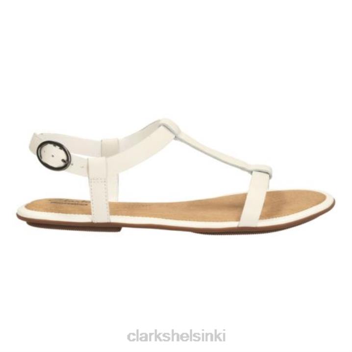 valkoinen nahka clarks risi hop Clarks sukupuolineutraali 2DHN4291 valkoista nahkaa