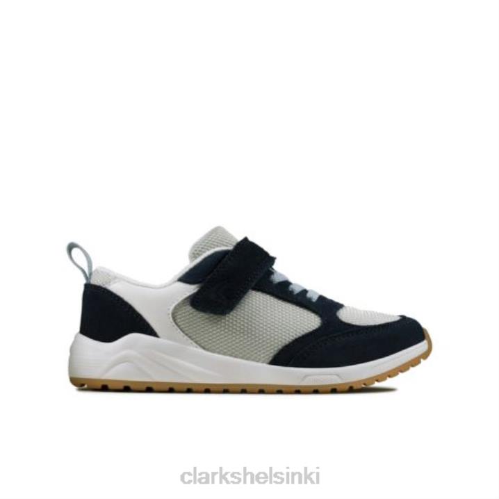 aeon flex jnr f fit clarks navy Clarks sukupuolineutraali 2DHN5005 laivasto