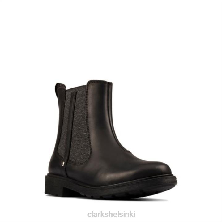 clarks astrol ortoddler musta nahka musta nahka Clarks sukupuolineutraali 2DHN5786 musta nahka