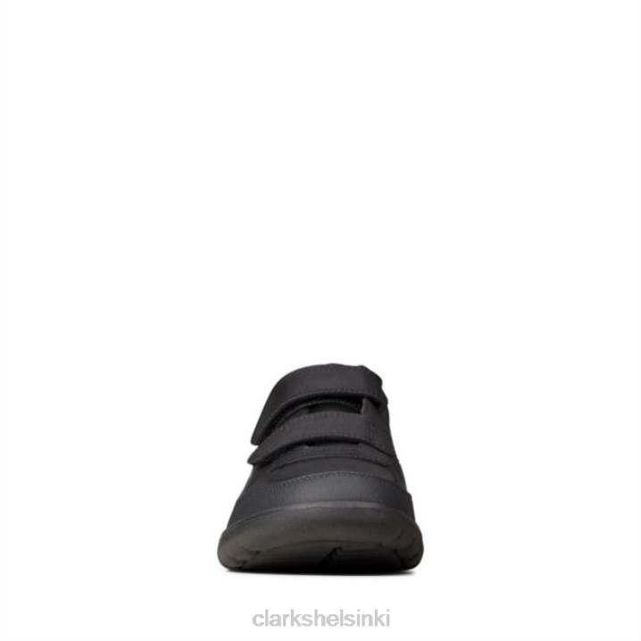 clarks black leather scape flare nuoriso musta nahka Clarks sukupuolineutraali 2DHN5833 musta nahka