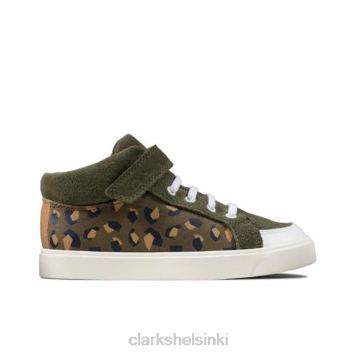 clarks city hop inf g fit oliivi camo Clarks sukupuolineutraali 2DHN4794 oliivi camo