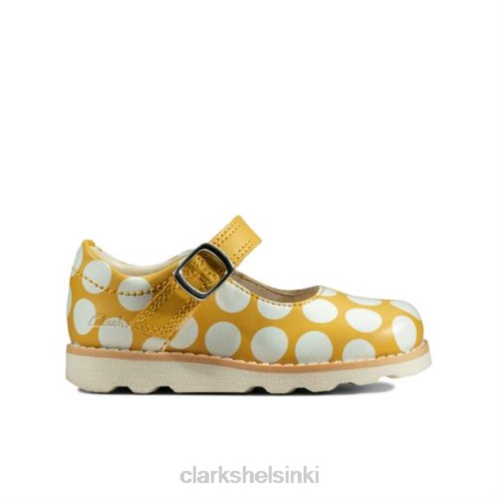 clarks crown jump fst g fit yel alhainen kiinnostus Clarks sukupuolineutraali 2DHN4674 keltainen korko
