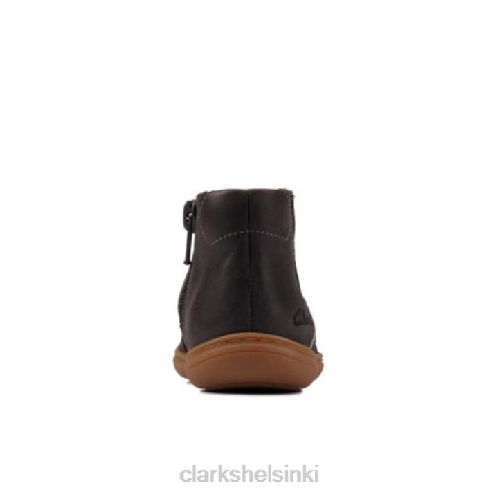 clarks flash meri fst f sovi tummanharmaa lea Clarks sukupuolineutraali 2DHN4786 tummanharmaa lea