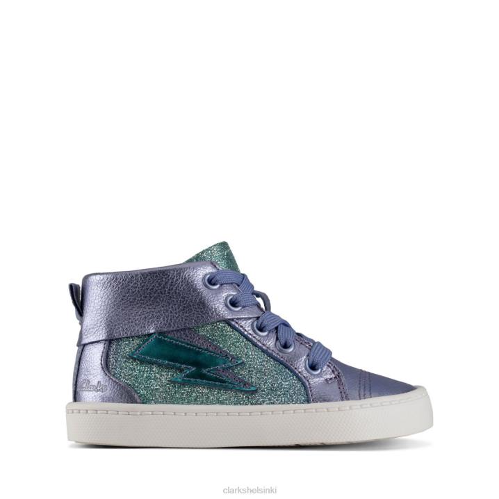 clarks kaupungin myytti taapero lila nahka lila nahka Clarks sukupuolineutraali 2DHN5770 lila nahka