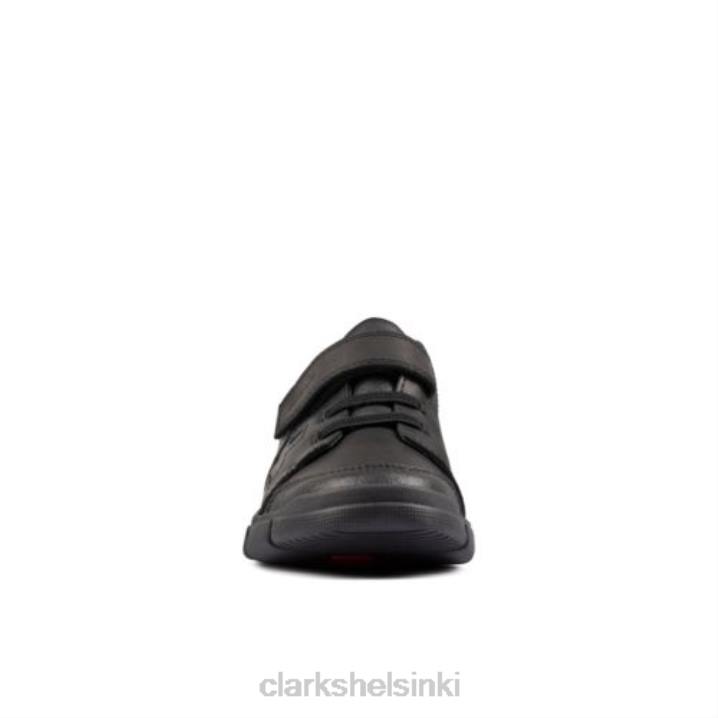 clarks koodaa flash jnr g sovi musta nahka Clarks sukupuolineutraali 2DHN4946 musta nahka