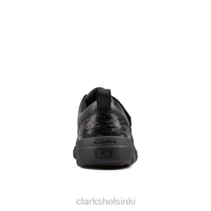 clarks koodaa flash jnr g sovi musta nahka Clarks sukupuolineutraali 2DHN4946 musta nahka