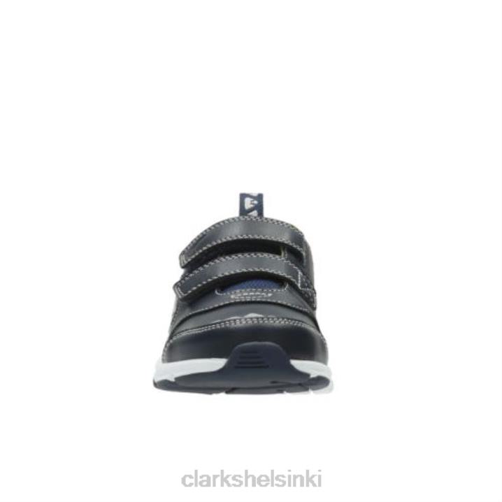 clarks pass rex inf g fit navy Clarks sukupuolineutraali 2DHN4970 laivasto