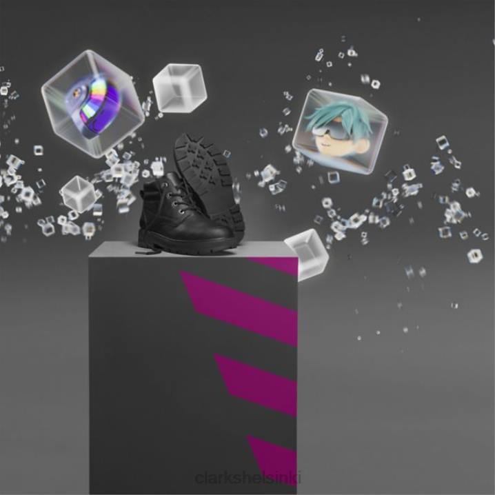 clarks prague zip kid musta nahka musta nahka Clarks sukupuolineutraali 2DHN5730 musta nahka