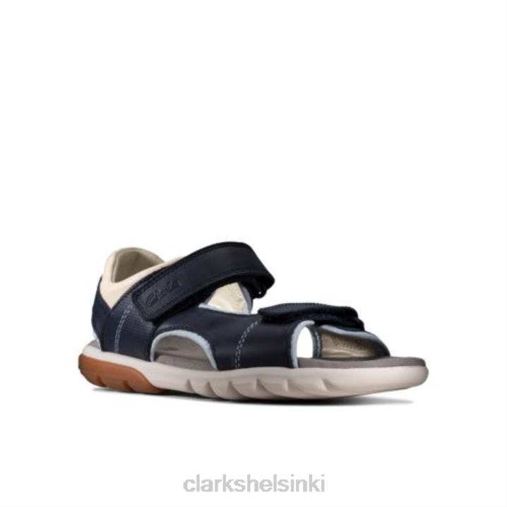 clarks rocco wave jnr g fit navy combi Clarks sukupuolineutraali 2DHN4858 laivaston yhdistelmä
