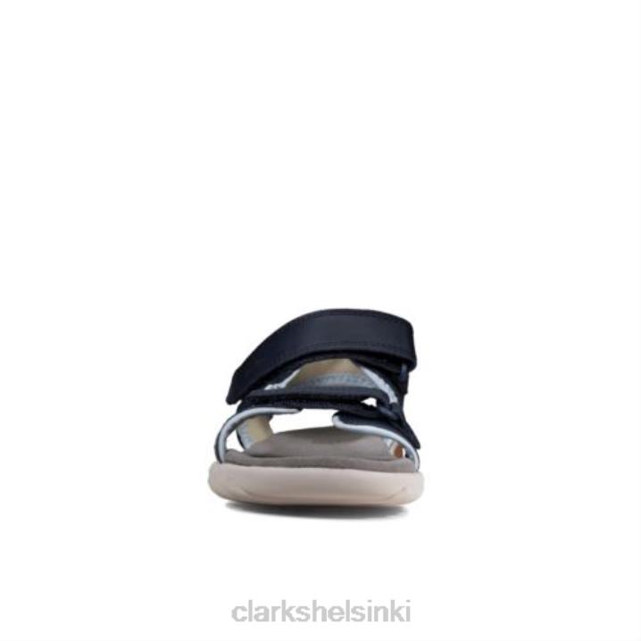 clarks rocco wave jnr g fit navy combi Clarks sukupuolineutraali 2DHN4858 laivaston yhdistelmä