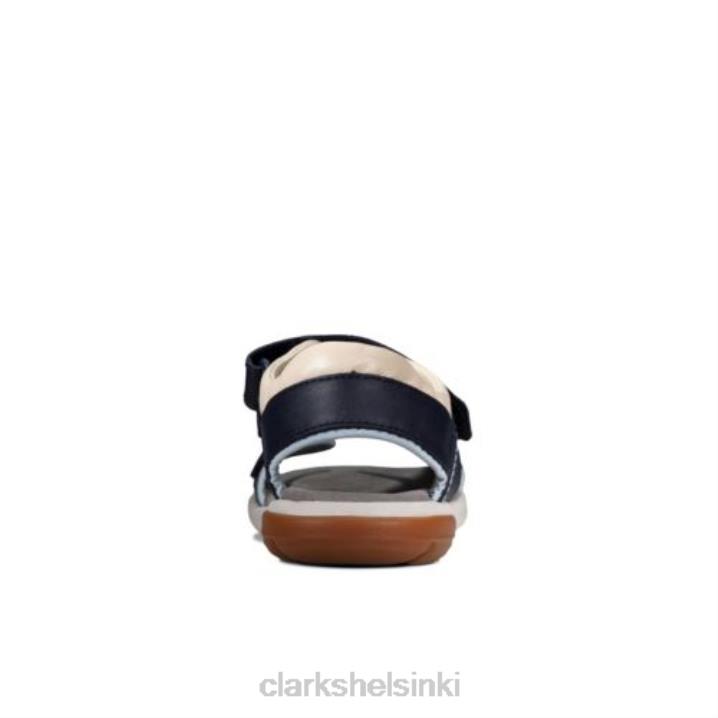 clarks rocco wave jnr g fit navy combi Clarks sukupuolineutraali 2DHN4858 laivaston yhdistelmä