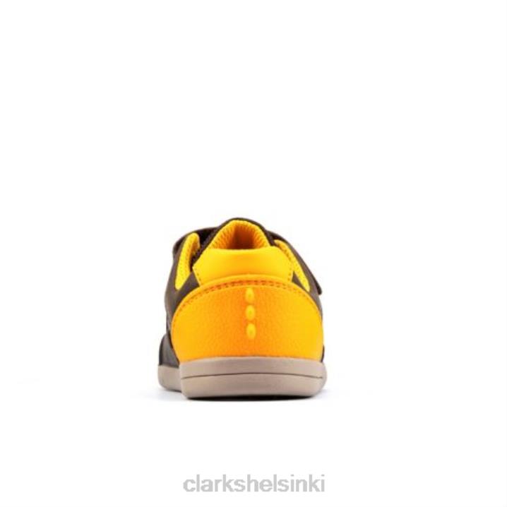 clarks ruskea nahka rex play fst g fit Clarks sukupuolineutraali 2DHN4953 ruskeaa nahkaa