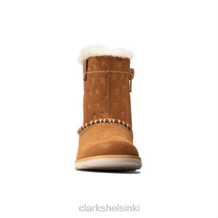 crown piper fst f fit clarks tan mokka Clarks sukupuolineutraali 2DHN4573 ruskea mokka