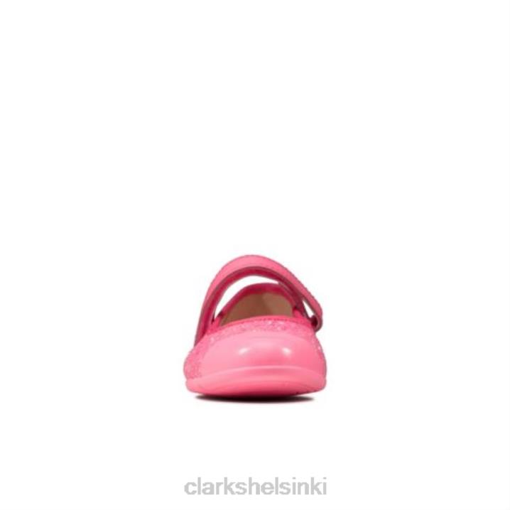 dance tap inf f fit clarks pinkki synteettinen Clarks sukupuolineutraali 2DHN4725 pinkki synteettinen