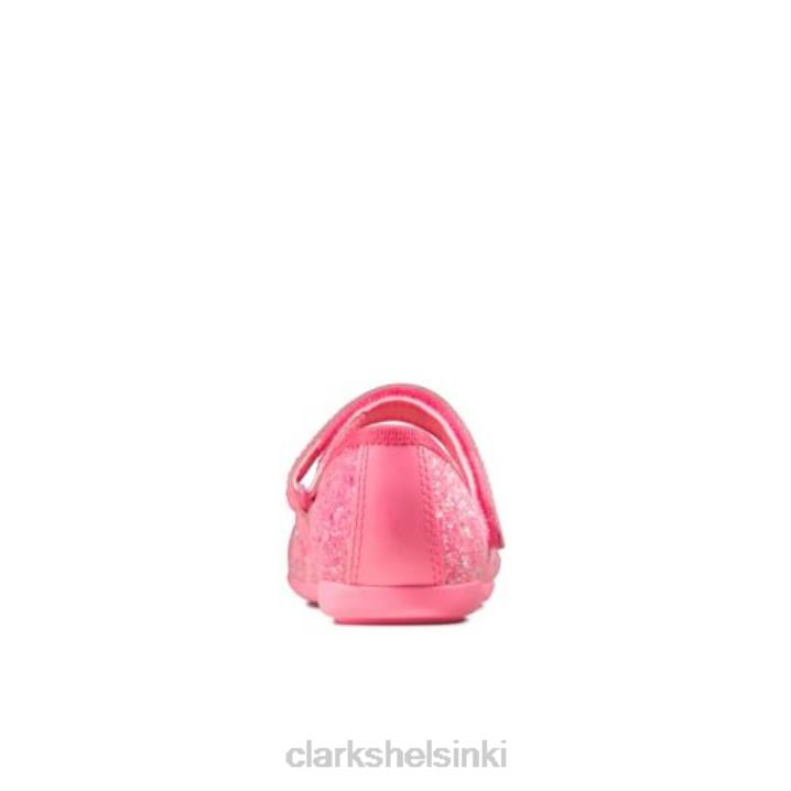 dance tap inf f fit clarks pinkki synteettinen Clarks sukupuolineutraali 2DHN4725 pinkki synteettinen