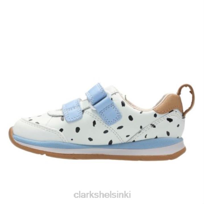 ferrisvibe fst f fit clarks valkoinen yhdistelmänahka Clarks sukupuolineutraali 2DHN4749 valkoista yhdistelmänahkaa