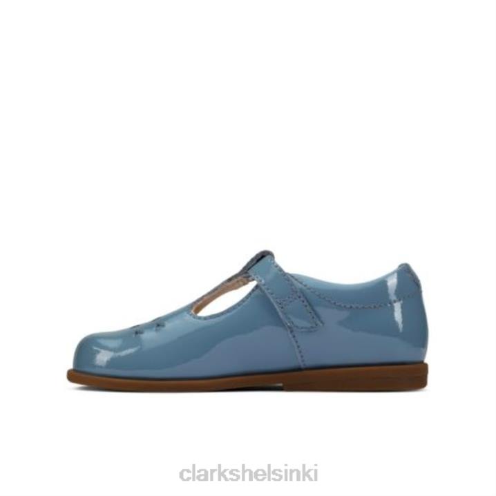 keskisininen nahka draw play inf g fit clarks Clarks sukupuolineutraali 2DHN4724 keskisininen nahka