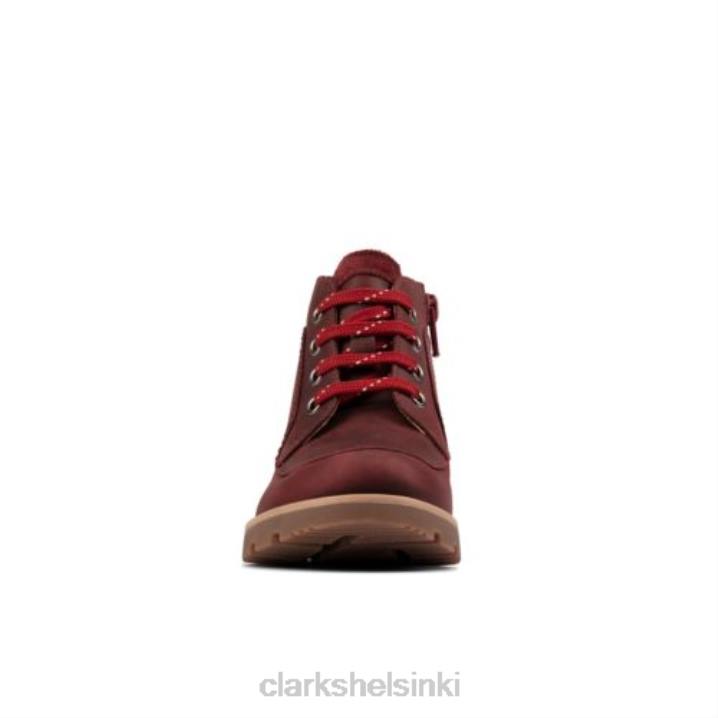 merlot Heath lace inf g fit clarks Clarks sukupuolineutraali 2DHN4788 merlot