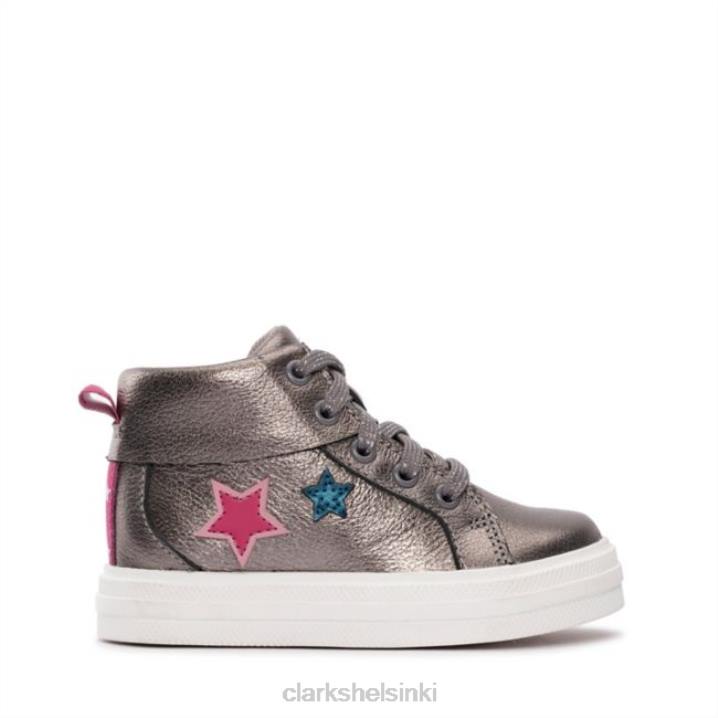 nova city toddler gun metalli nahka clarks ase metalli nahka Clarks sukupuolineutraali 2DHN5727 ase metalli nahkaa