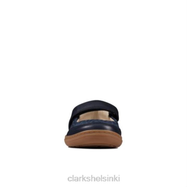 salamaraita inf g fit clarks laivastonsininen nahka Clarks sukupuolineutraali 2DHN4733 laivastonsininen nahka