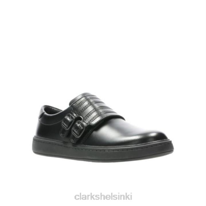street stride jnr g fit clarks musta nahka Clarks sukupuolineutraali 2DHN4989 musta nahka