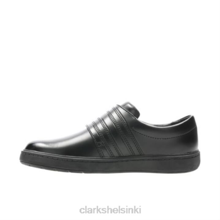 street stride jnr g fit clarks musta nahka Clarks sukupuolineutraali 2DHN4989 musta nahka