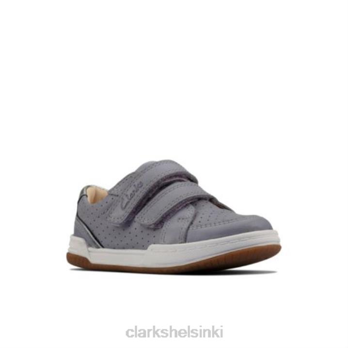 vaaleansininen nahka clarks fawn soolo fst f fit Clarks sukupuolineutraali 2DHN4704 vaaleansininen nahka