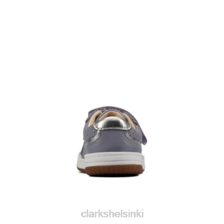 vaaleansininen nahka clarks fawn soolo fst f fit Clarks sukupuolineutraali 2DHN4704 vaaleansininen nahka