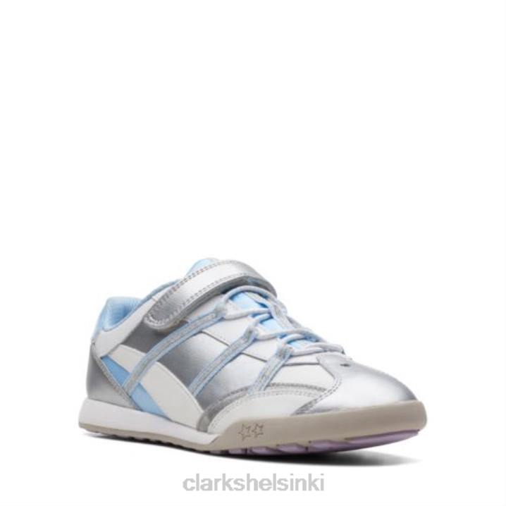 valkoinen clarks kikatus lite jnr g fit Clarks sukupuolineutraali 2DHN4752 valkoinen