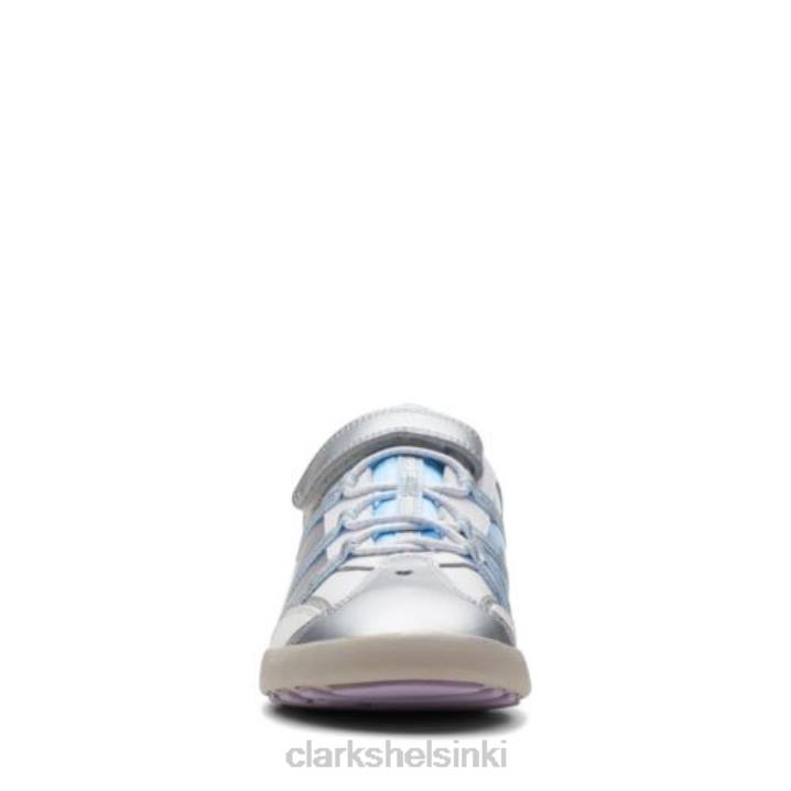 valkoinen clarks kikatus lite jnr g fit Clarks sukupuolineutraali 2DHN4752 valkoinen