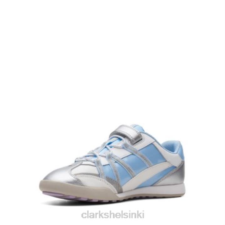 valkoinen clarks kikatus lite jnr g fit Clarks sukupuolineutraali 2DHN4752 valkoinen