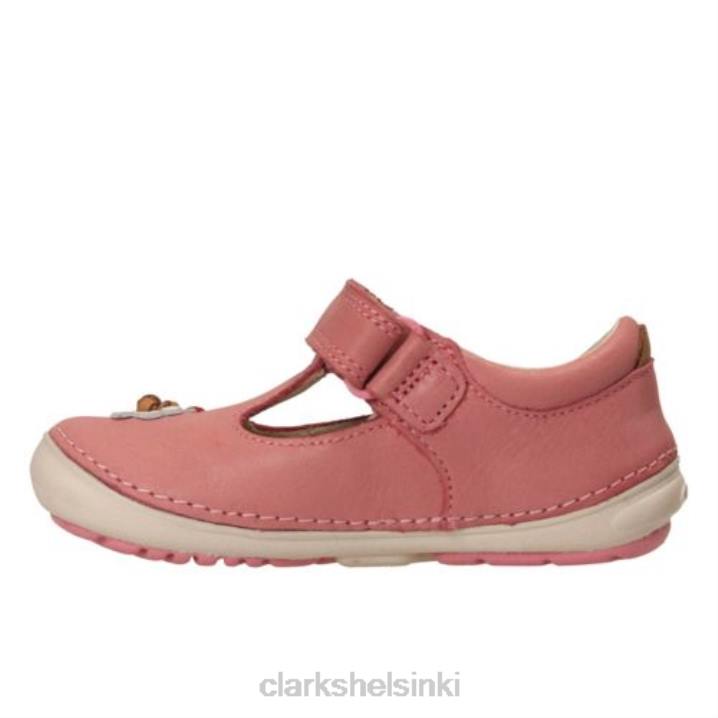 vauvan pinkki clarks pehmeästi kukkii fst f fit Clarks sukupuolineutraali 2DHN4707 vauvan pinkki