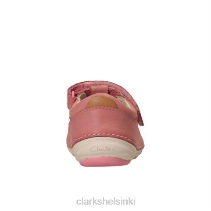 vauvan pinkki clarks pehmeästi kukkii fst f fit Clarks sukupuolineutraali 2DHN4707 vauvan pinkki