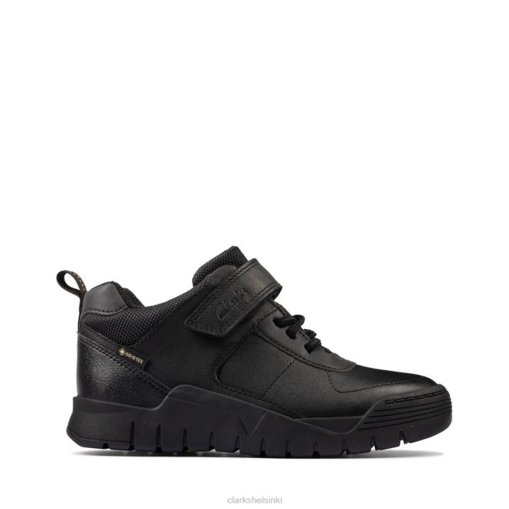 clarks musta nahkaskootteri up gore-tex kid musta nahka Clarks sukupuolineutraali 2DHN5785 musta nahka