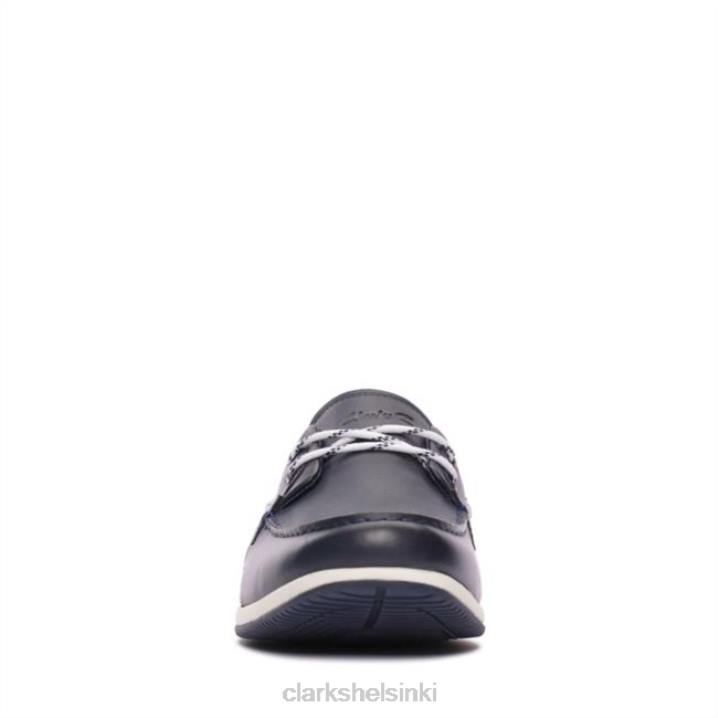 orson harbor navy nahka clarks navy nahka Clarks sukupuolineutraali 2DHN5613 laivastonsininen nahka