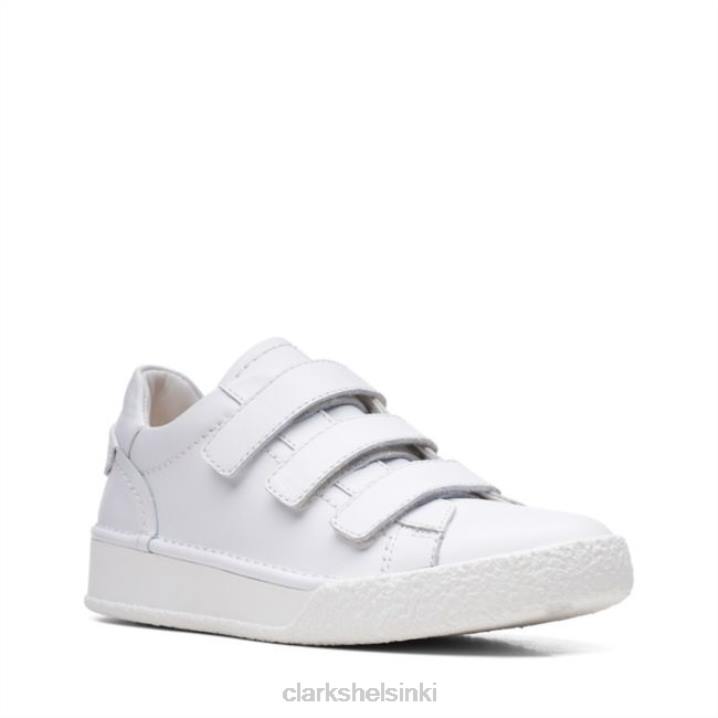 askartelukuppihihna valkoinen nahka clarks valkoinen nahka Clarks sukupuolineutraali 2DHN5191 valkoista nahkaa