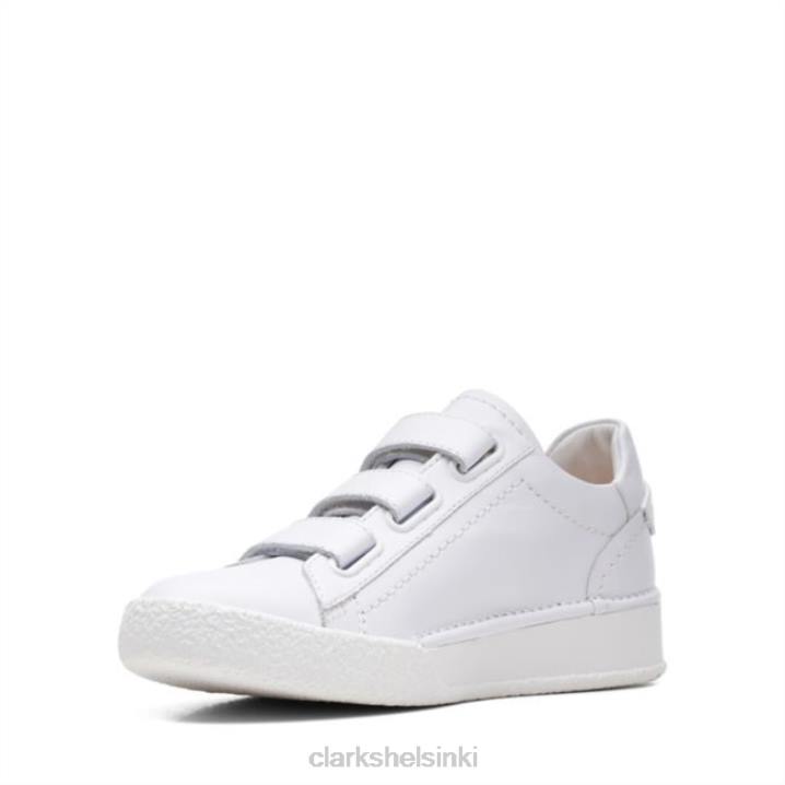 askartelukuppihihna valkoinen nahka clarks valkoinen nahka Clarks sukupuolineutraali 2DHN5191 valkoista nahkaa
