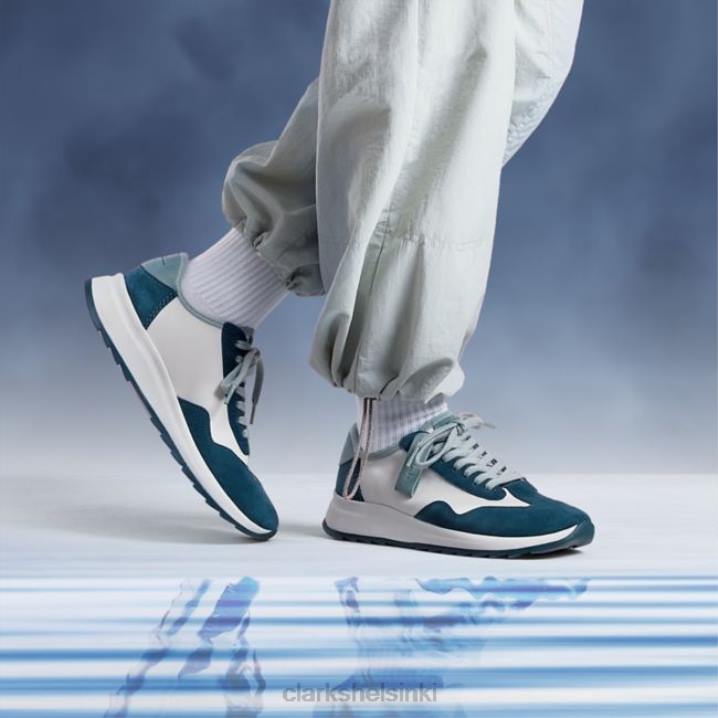 dash lite lo teal combi clarks taal combi Clarks sukupuolineutraali 2DHN6087 sinivihreä yhdistelmä