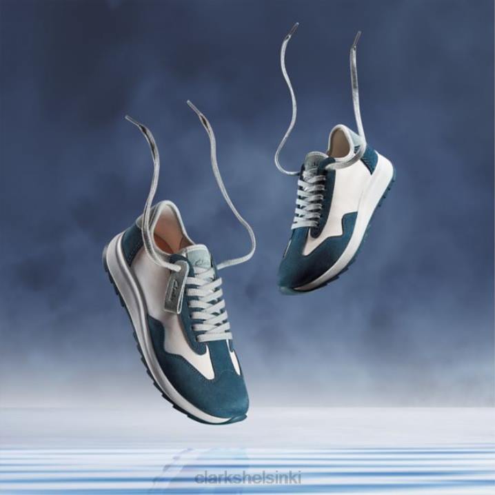 dash lite lo teal combi clarks taal combi Clarks sukupuolineutraali 2DHN6087 sinivihreä yhdistelmä
