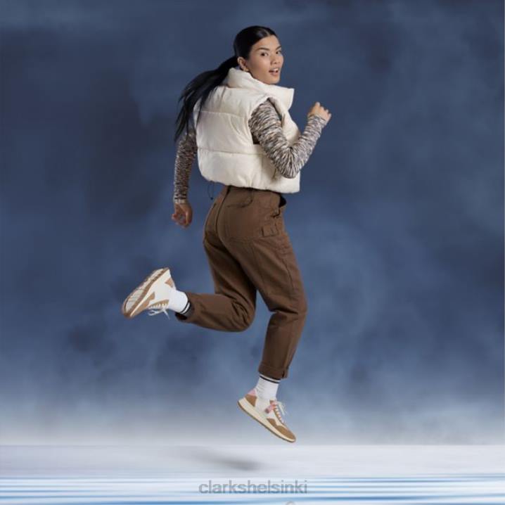 light tan combi clarks dash lite lo light tan combi Clarks sukupuolineutraali 2DHN5203 vaalea rusketuskombi