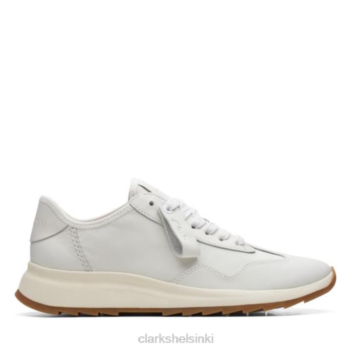 luonnonvalkoinen nahka dash lite lo off white leather clarks Clarks sukupuolineutraali 2DHN6084 luonnonvalkoista nahkaa
