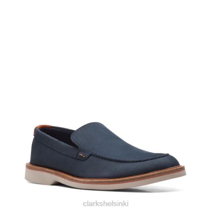 navy nubuck clarks atticus lt edge navy nubuck Clarks sukupuolineutraali 2DHN5595 laivaston nubukki