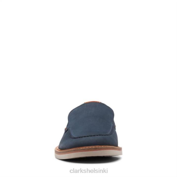navy nubuck clarks atticus lt edge navy nubuck Clarks sukupuolineutraali 2DHN5595 laivaston nubukki