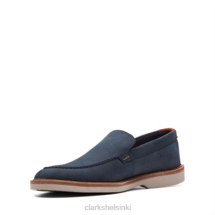 navy nubuck clarks atticus lt edge navy nubuck Clarks sukupuolineutraali 2DHN5595 laivaston nubukki