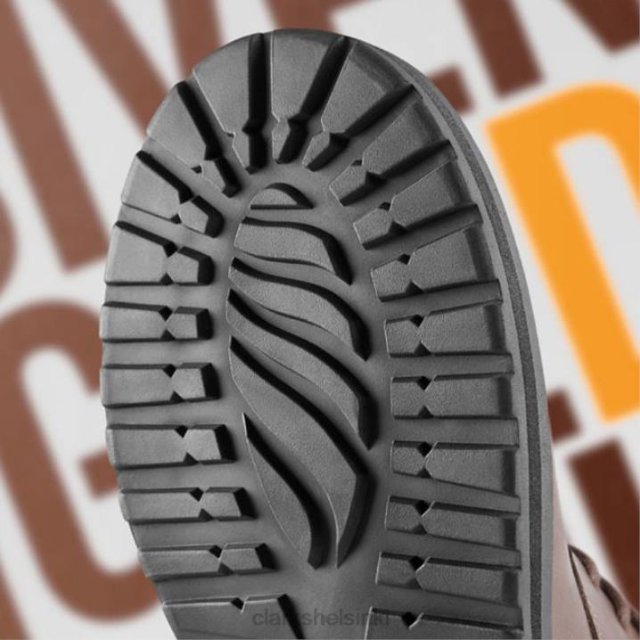 tummanruskea nahka tilham pitsi tummanruskea nahka clarks Clarks sukupuolineutraali 2DHN5300 tummanruskeaa nahkaa