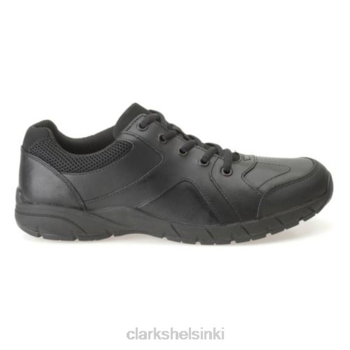 black clarks air norfolk jnr f fit Clarks lapset 2DHN4936 musta