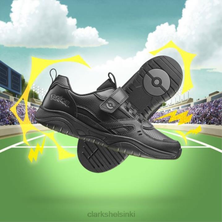 clarks grip trade kid musta nahka musta nahka Clarks lapset 2DHN5962 musta nahka