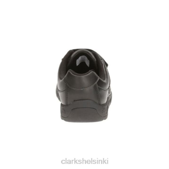 clarks leaderplay jnr f fit musta nahka Clarks lapset 2DHN4882 musta nahka